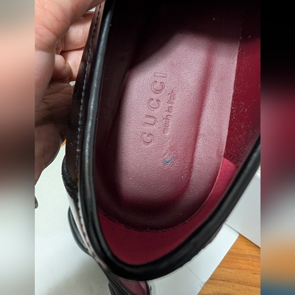 Gucci Mr Horsebit Platform Loafers Women’s EU 36.5 US 6.5 Black Leather Lug Sole - Picture 4 of 10